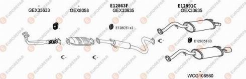 EUROREPAR 100148 - Система випуску ОГ autocars.com.ua