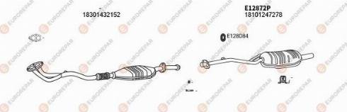 EUROREPAR 100168 - Система випуску ОГ autocars.com.ua