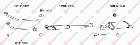 EUROREPAR 100176 - Система випуску ОГ autocars.com.ua
