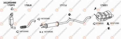 EUROREPAR 102038 - Система випуску ОГ autocars.com.ua