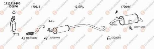 EUROREPAR 102040 - Система выпуска ОГ avtokuzovplus.com.ua