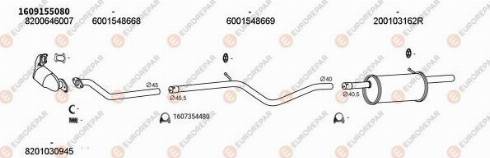 EUROREPAR 102649 - Система випуску ОГ autocars.com.ua