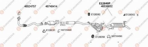 EUROREPAR 100654 - Система випуску ОГ autocars.com.ua