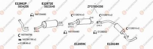 EUROREPAR 100667 - Система випуску ОГ autocars.com.ua