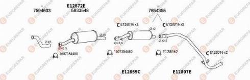EUROREPAR 100668 - Система випуску ОГ autocars.com.ua