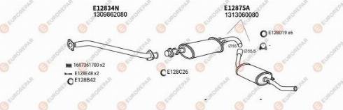 EUROREPAR 100670 - Система випуску ОГ autocars.com.ua