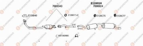 EUROREPAR 100768 - Система випуску ОГ autocars.com.ua