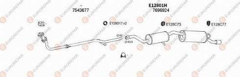 EUROREPAR 100770 - Система випуску ОГ autocars.com.ua