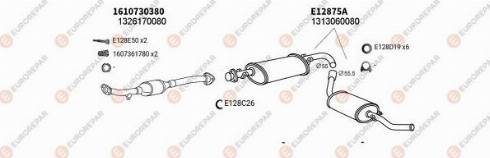 EUROREPAR 100800 - Система випуску ОГ autocars.com.ua