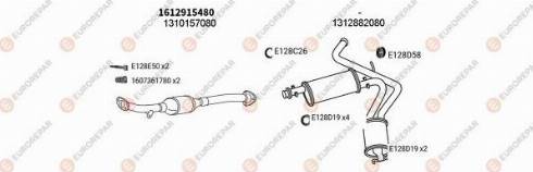 EUROREPAR 100847 - Система випуску ОГ autocars.com.ua