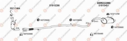 EUROREPAR 100893 - Система випуску ОГ autocars.com.ua