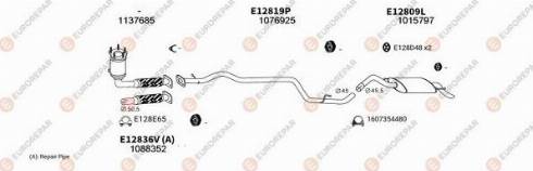 EUROREPAR 100948 - Система випуску ОГ autocars.com.ua