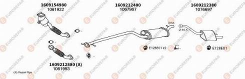 EUROREPAR 100953 - Система випуску ОГ autocars.com.ua