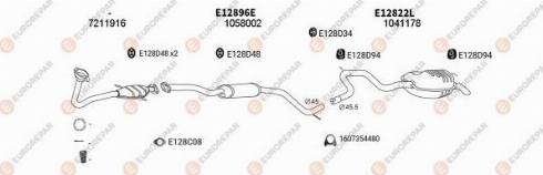 EUROREPAR 100971 - Система випуску ОГ autocars.com.ua