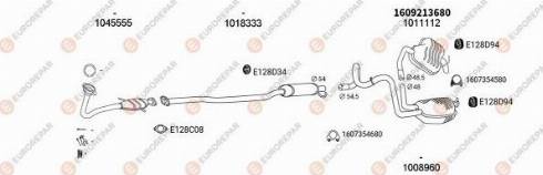 EUROREPAR 101053 - Система випуску ОГ autocars.com.ua