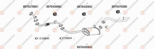 EUROREPAR 101154 - Система випуску ОГ autocars.com.ua