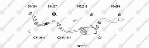 EUROREPAR 101395 - Система випуску ОГ autocars.com.ua