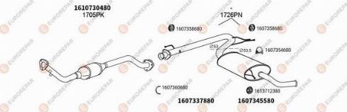 EUROREPAR 101622 - Система випуску ОГ autocars.com.ua