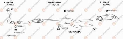 EUROREPAR 101854 - Система випуску ОГ autocars.com.ua