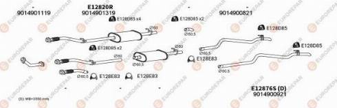 EUROREPAR 102154 - Система випуску ОГ autocars.com.ua