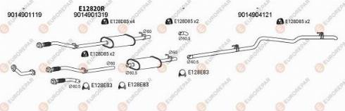 EUROREPAR 102171 - Система випуску ОГ autocars.com.ua
