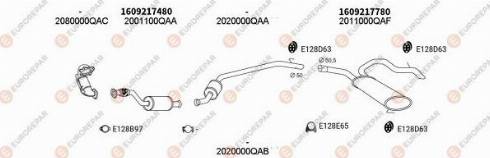 EUROREPAR 102257 - Система выпуска ОГ avtokuzovplus.com.ua