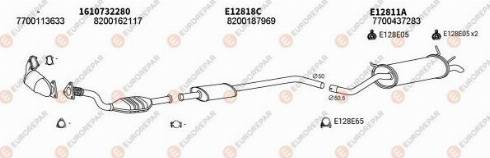 EUROREPAR 102428 - Система випуску ОГ autocars.com.ua