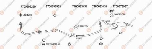EUROREPAR 102514 - Система випуску ОГ autocars.com.ua