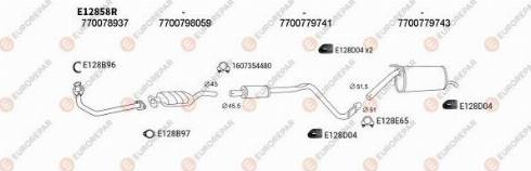 EUROREPAR 102528 - Система випуску ОГ autocars.com.ua