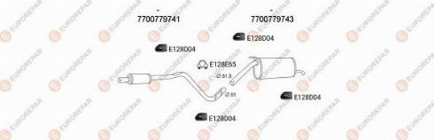 EUROREPAR 102530 - Система випуску ОГ autocars.com.ua
