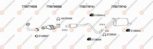 EUROREPAR 102532 - Система випуску ОГ autocars.com.ua