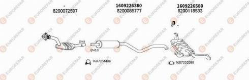 EUROREPAR 102555 - Система випуску ОГ autocars.com.ua