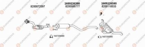 EUROREPAR 102557 - Система випуску ОГ autocars.com.ua