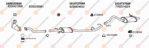 EUROREPAR 102651 - Система випуску ОГ autocars.com.ua