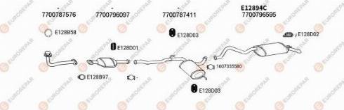 EUROREPAR 102666 - Система випуску ОГ autocars.com.ua