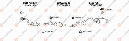 EUROREPAR 102670 - Система випуску ОГ autocars.com.ua