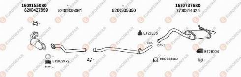 EUROREPAR 102671 - Система випуску ОГ autocars.com.ua