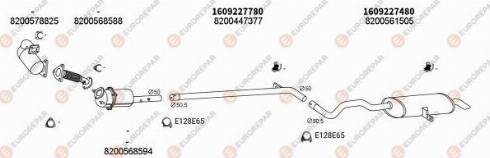 EUROREPAR 102673 - Система випуску ОГ autocars.com.ua