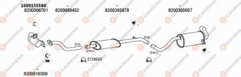 EUROREPAR 102699 - Система випуску ОГ autocars.com.ua