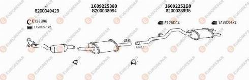 EUROREPAR 102728 - Система випуску ОГ autocars.com.ua