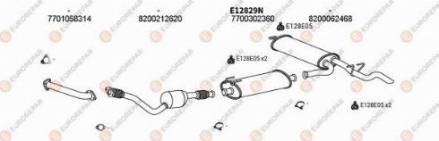 EUROREPAR 102750 - Система выпуска ОГ avtokuzovplus.com.ua