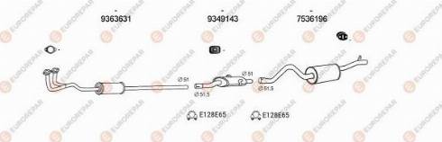 EUROREPAR 102769 - Система випуску ОГ autocars.com.ua