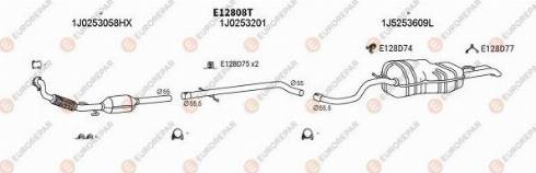 EUROREPAR 103256 - Система випуску ОГ autocars.com.ua