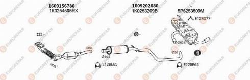 EUROREPAR 103047 - Система випуску ОГ autocars.com.ua