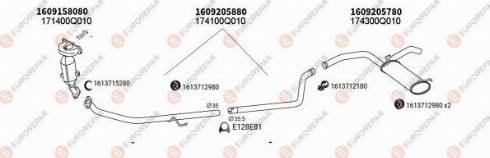 EUROREPAR 103070 - Система випуску ОГ autocars.com.ua