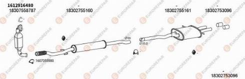 EUROREPAR 103076 - Система випуску ОГ autocars.com.ua