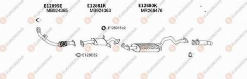 EUROREPAR 103097 - Система випуску ОГ autocars.com.ua