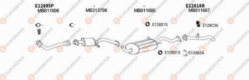 EUROREPAR 103099 - Система випуску ОГ autocars.com.ua