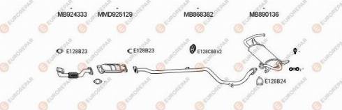 EUROREPAR 103102 - Система випуску ОГ autocars.com.ua