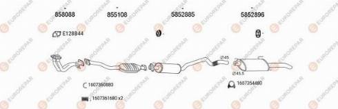 EUROREPAR 103184 - Система випуску ОГ autocars.com.ua